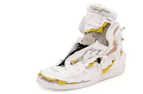 maison margiela destroyed sneakers|maison margiela artisanal sneakers.